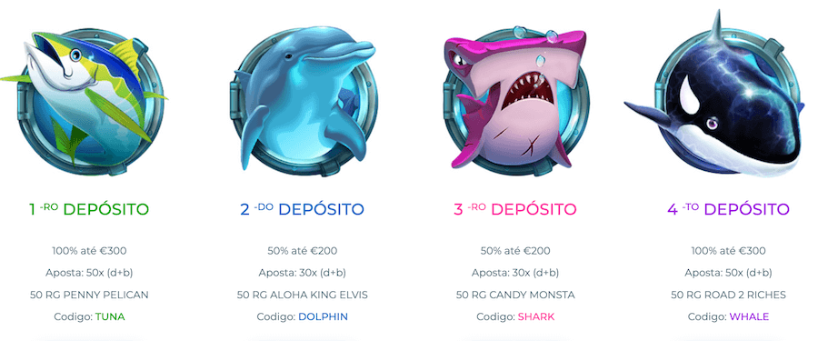 Bônus Surf Casino boas-vindas