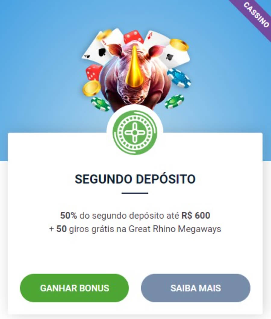 Bônus de segundo deposito 20bet