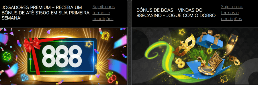 Bônus do 888 Casino