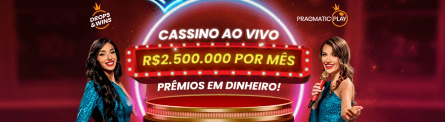 Bônus para o cassino ao vivo no Apostaquente