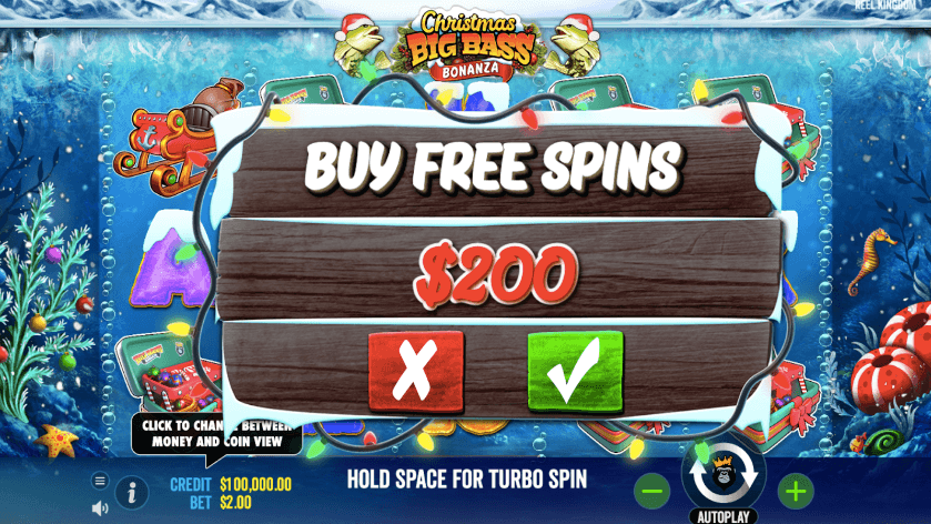 Buy free spins Christmas Big Bass Bonanza