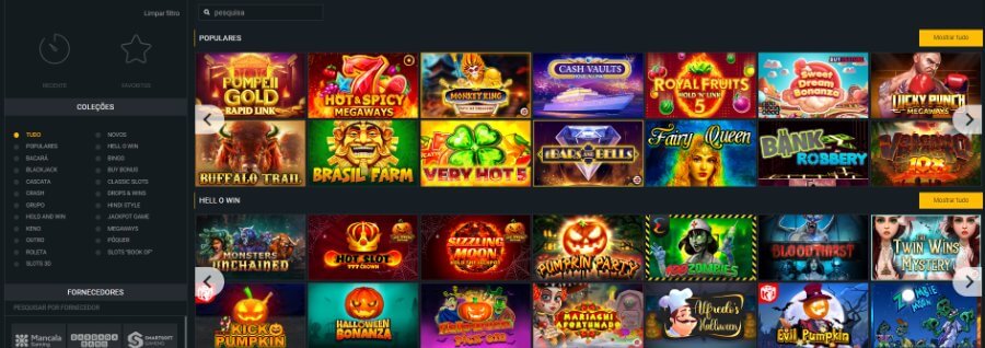 Caça-níqueis recomendados do Betandyou Casino BR