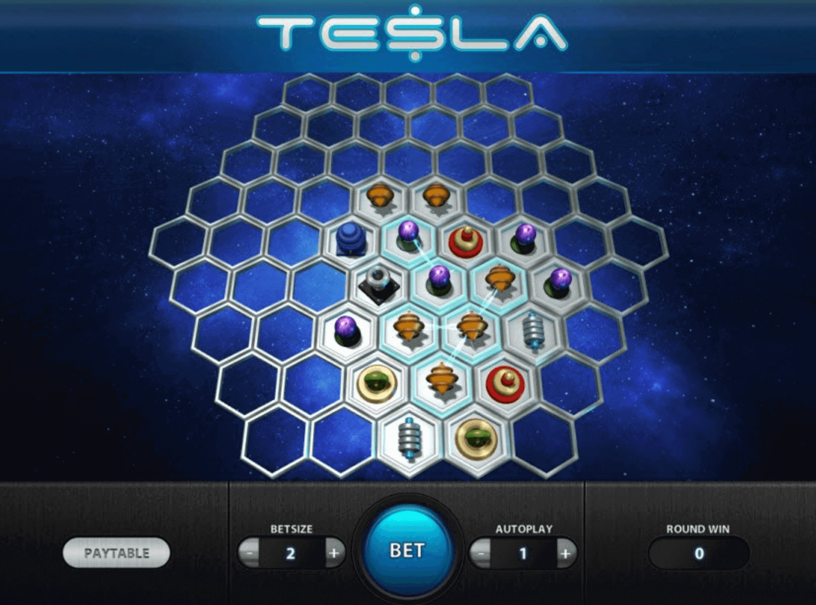 Sons e Gráficos em Tesla online slot