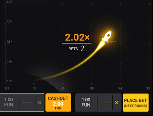 Cash Out Automático Space XY BR crash game