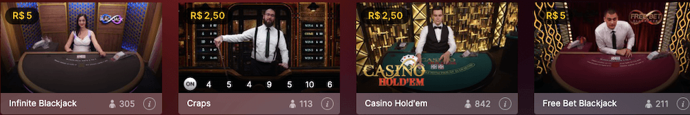 Cassino ao vivo no Bodog