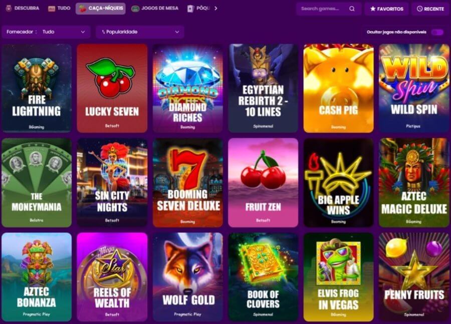 Coleção de jogos Trustdice casino Brasil