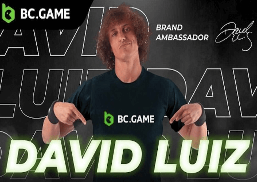 David Luiz embaixador da BC.Game