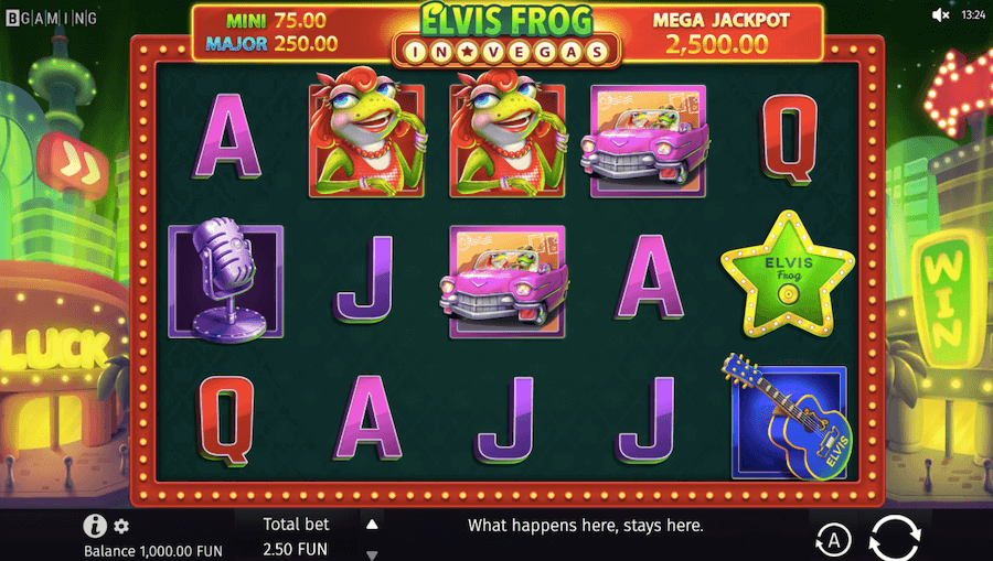 Elvis Frog in Vegas Bgaming BR
