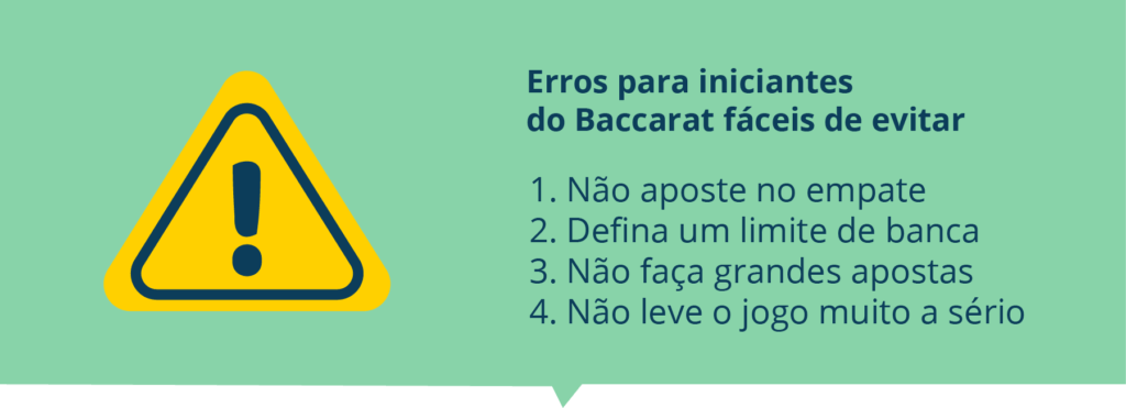 Antes de começar a usar uma estratégia de Baccarat.