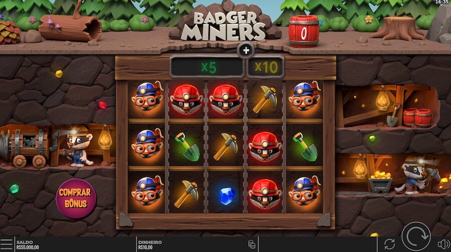 Grade Badger Miners slot Yggdrasil