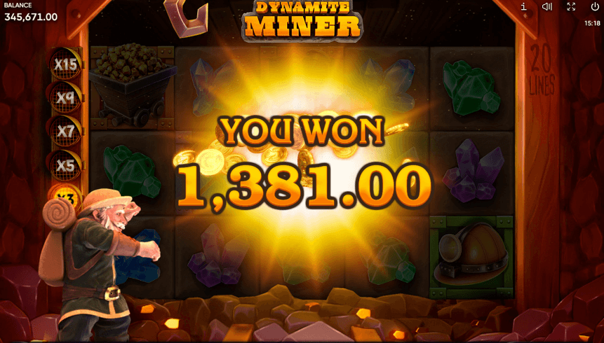 Jackpot Dynamite Miner slot