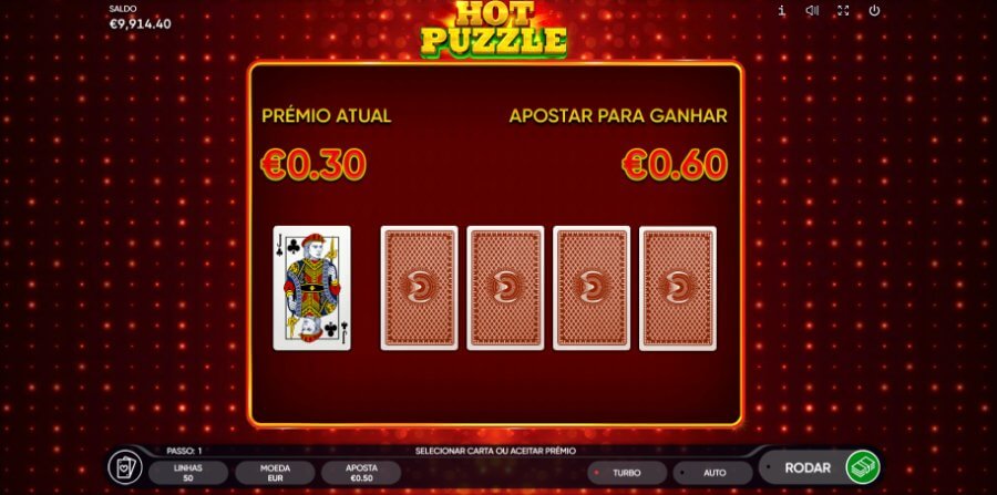 Jogo de cartas caça-níqueis Hot Puzzle Brasil