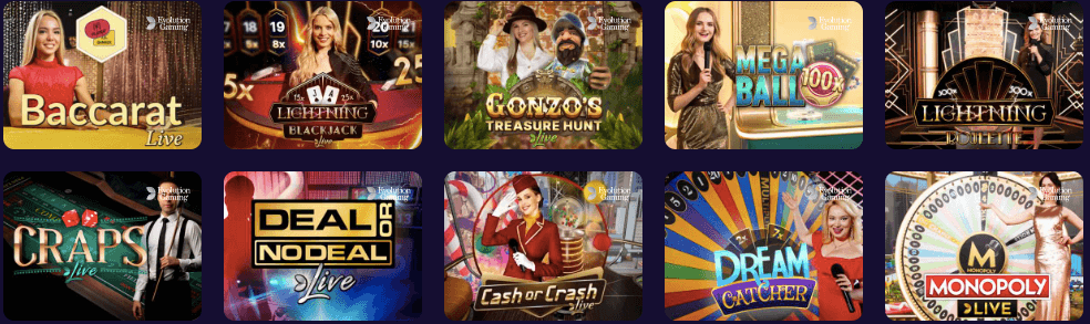 Jogos de Cassino ao vivo iWildCasino