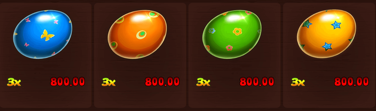 Magic Eggs slot - símbolos