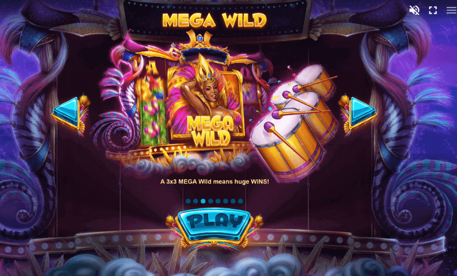 Mega Wild no slot Rio Stars