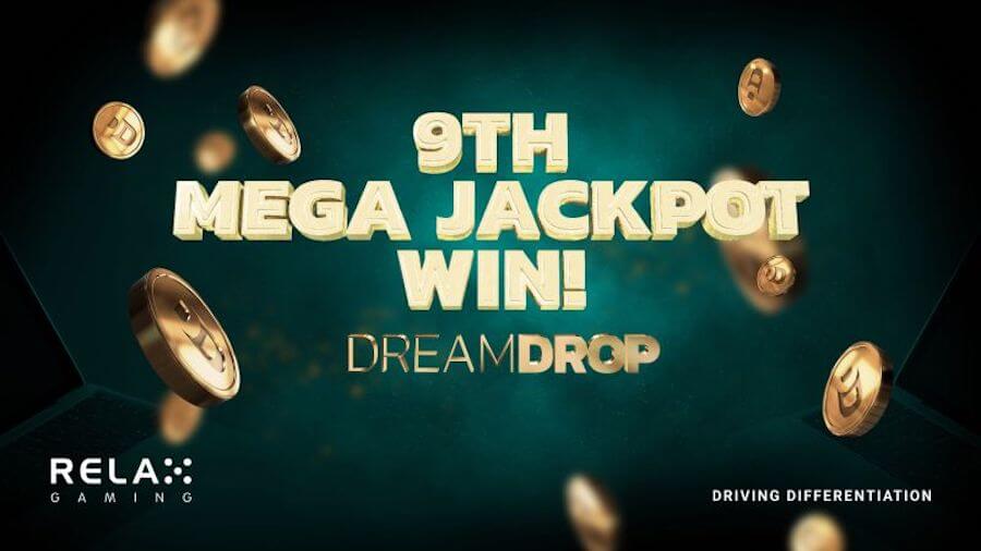 Prêmio de €2,6 milhões sai em jogo Dream Drop do Relax Gaming