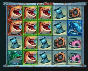 Nudge and Reveal Razor Shark Push Gaming