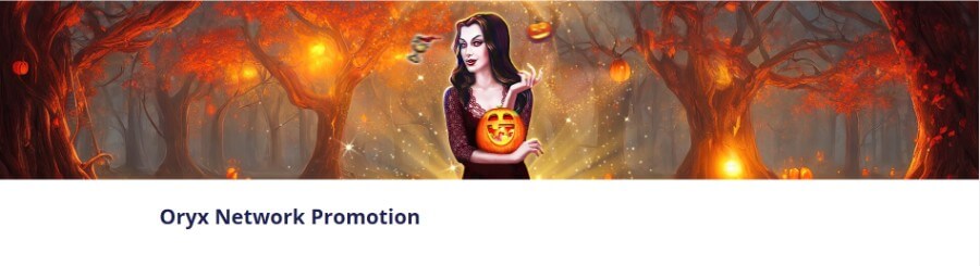Oryx Network ofertas de Halloween Vulkan Vegas BR