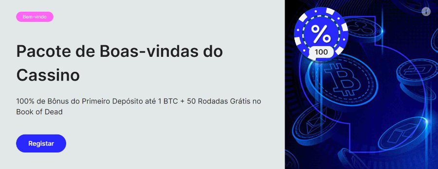 Pacote de Boas-vindas do Cryptobetsports BR