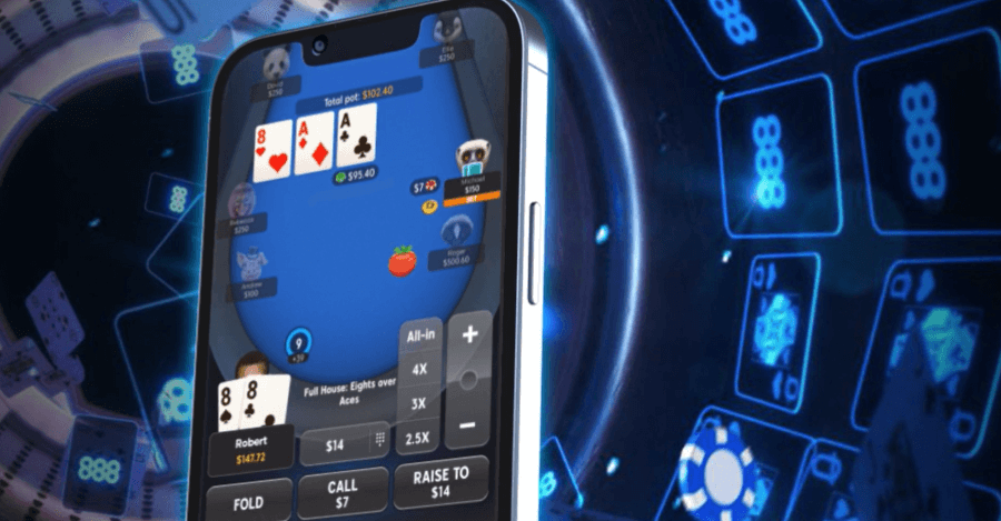 Poker app 888