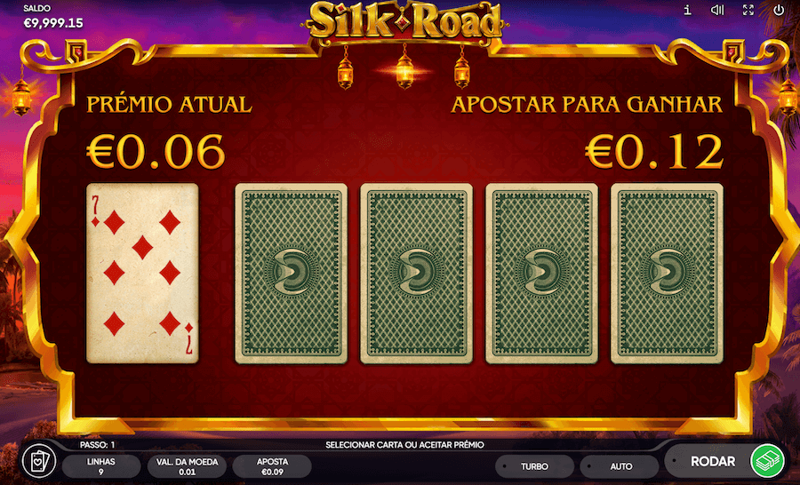 Recurso aposta Silk Road Endorphina