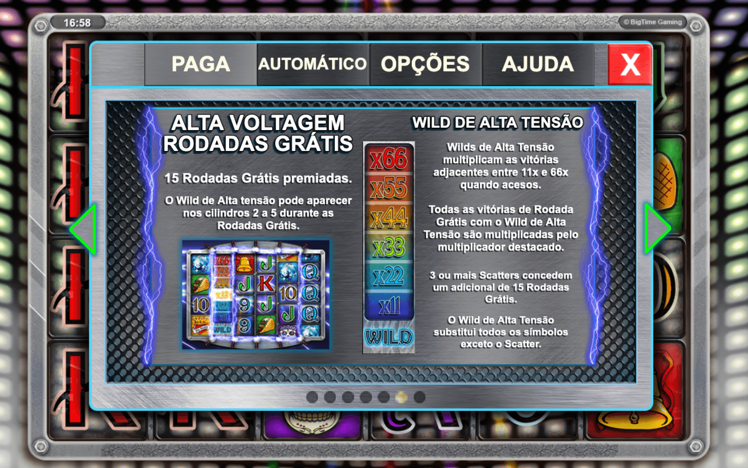 Rodadas grátis Danger High Voltage Slot BTG