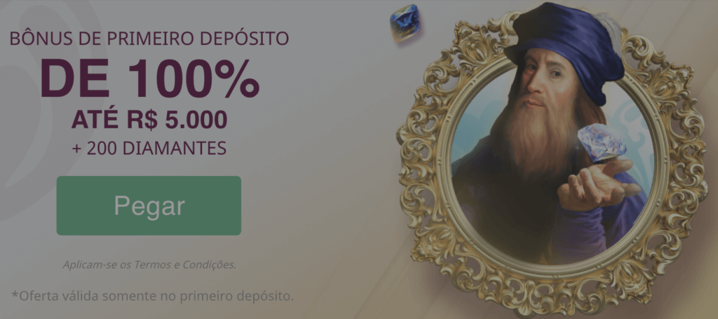 Da Vincis Casino: boas-vindas até R$5000