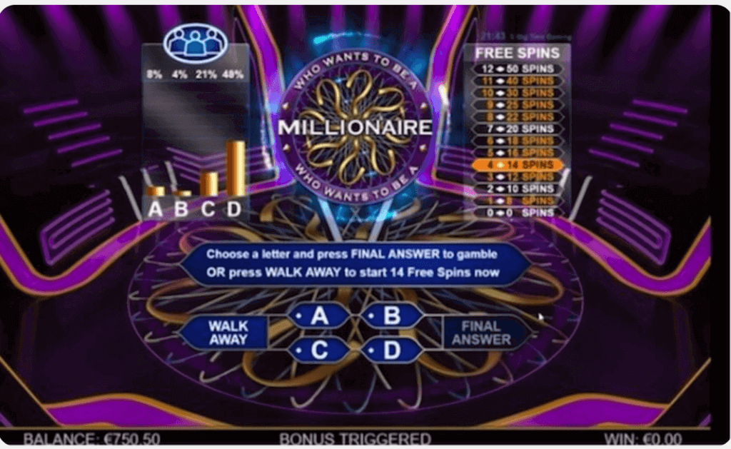 Who Wants To Be A Millionaire Megaways