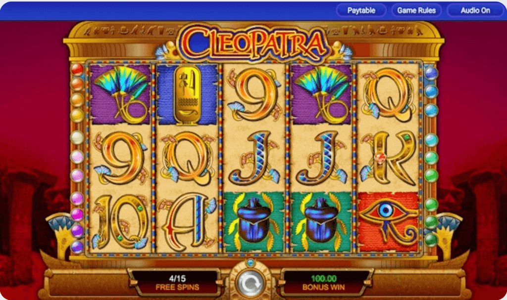 Slot Cleópatra – 10.000x mais grandes vitórias!