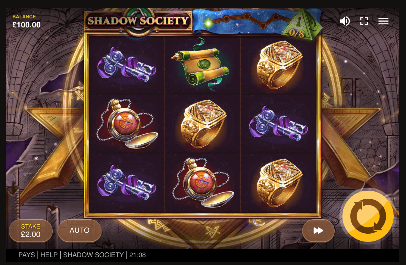 Shadow Society slot 