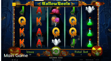 Símbolos main game Hallow reels