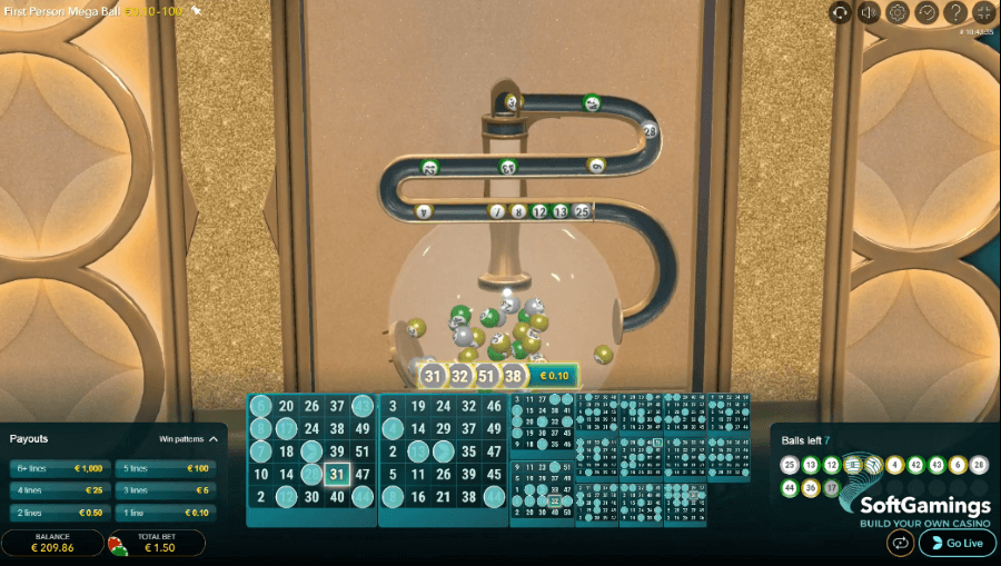 Slot Mega Ball First Person