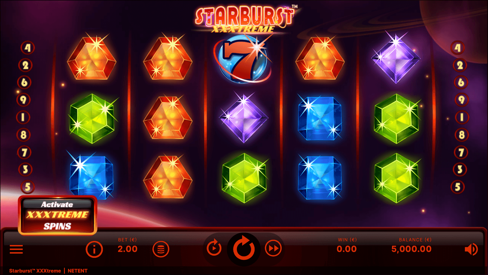 Starburst XXXTreme slot