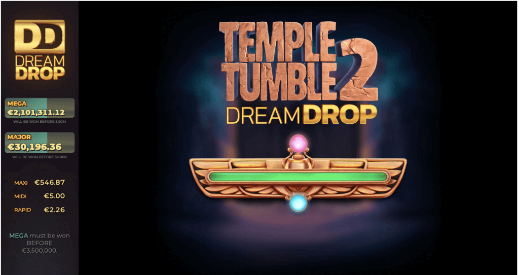 Temple Tumble 2 recurso Dream Drop