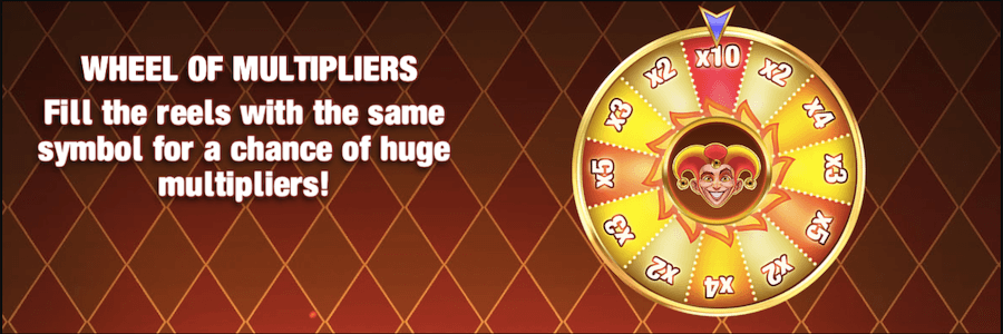 Wheel of Multipliers Fire Joker