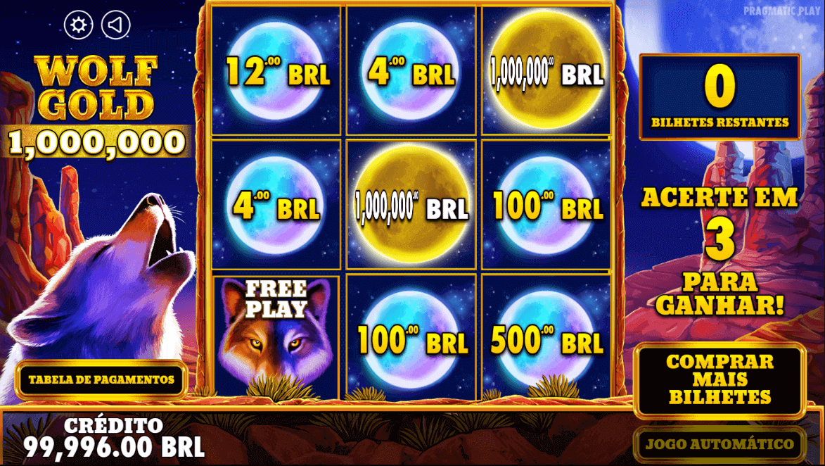 Wolf Gold Scratchcard jackpot