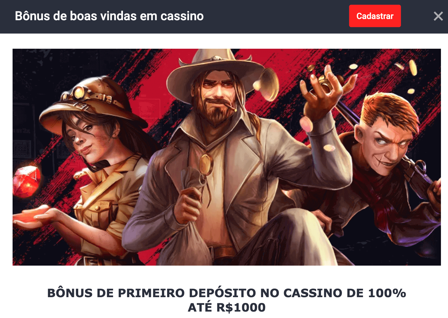 Bônus de primeiro depósito 31Bet