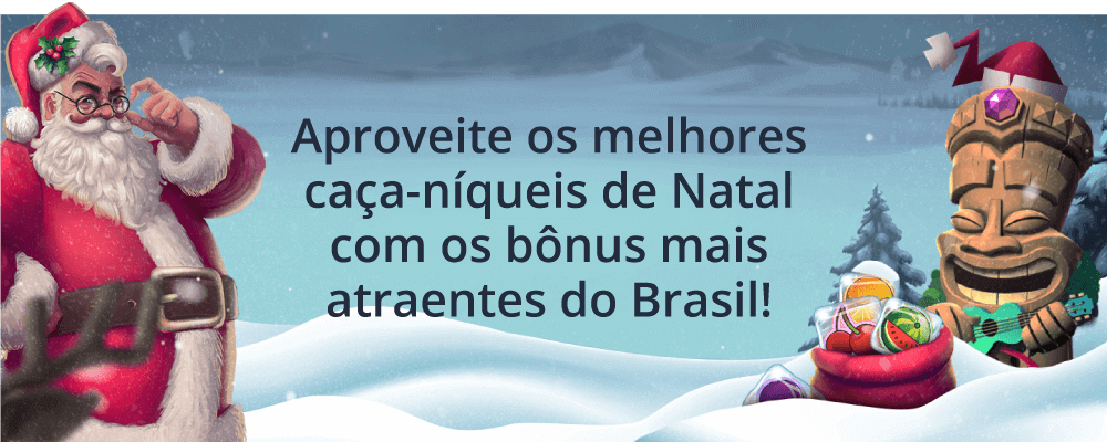 Aproveite os melhores caça-níqueis de Natal com os bônus mais atraentes do Brasil! 
