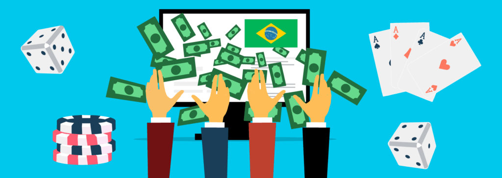 Gastos de brasileiros com jogos e apostas em sites no exterior