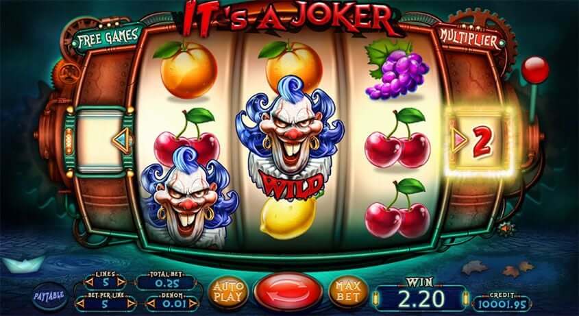 its a joker slot