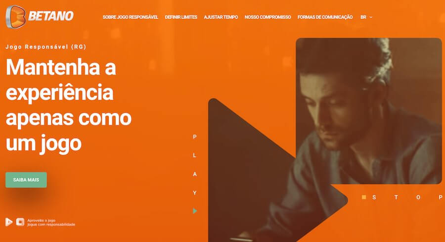 Betano cria site de jogo responsável em português