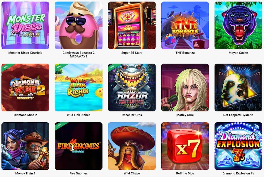 LeoVegas jogos caça-níqueis