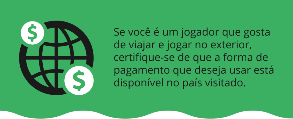 Melhor método de pagamento em cassinos no Brasil