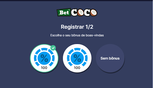 registrar 1 BetCoco