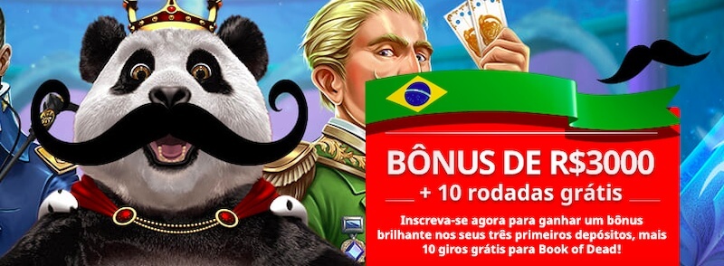 Bônus de boas-vindas Royal Panda Bônus de boas-vindas Royal Panda